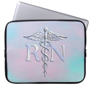 Capa Para Notebook Prata Como RN Caduceus