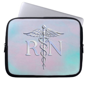 Capa Para Notebook Prata Como RN Caduceus