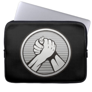 Capa Para Notebook Prata de luta do braço