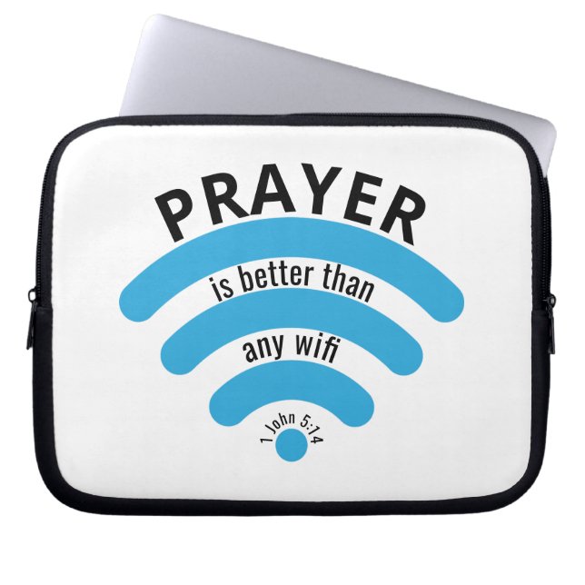 CAPA PARA NOTEBOOK PRAYER MELHOR DO QUE MOTIVAÇÃO WIFI (Frente)