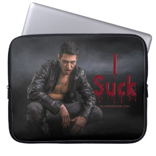 Capa Para Notebook Presas de vampiro de Halloween da SlipperyJoe's ch