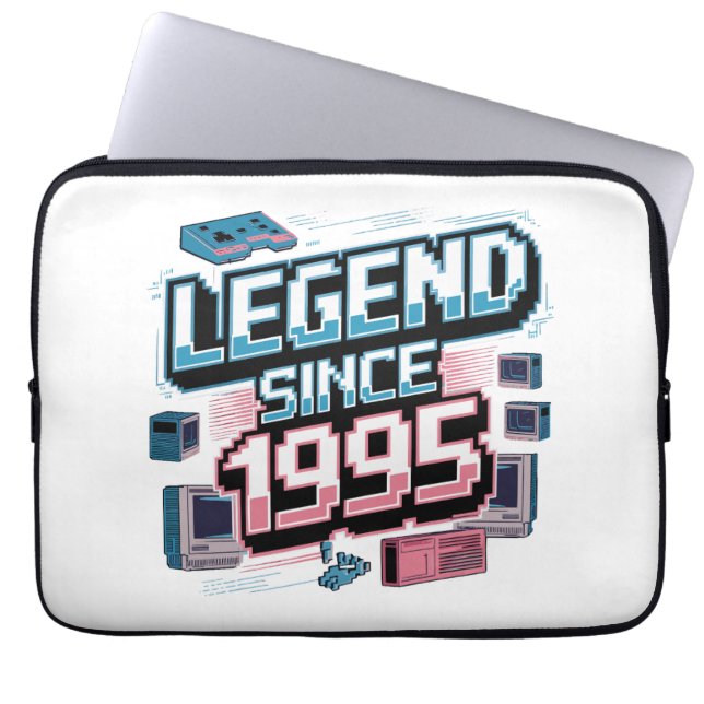 Capa Para Notebook Presente de aniversário do jogador - Pixel retroat (Frente)