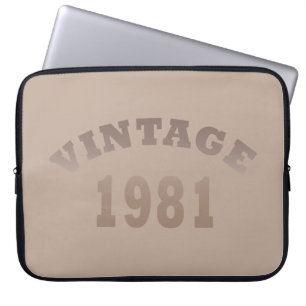 Capa Para Notebook Presente de aniversário moderno e elegante vintage