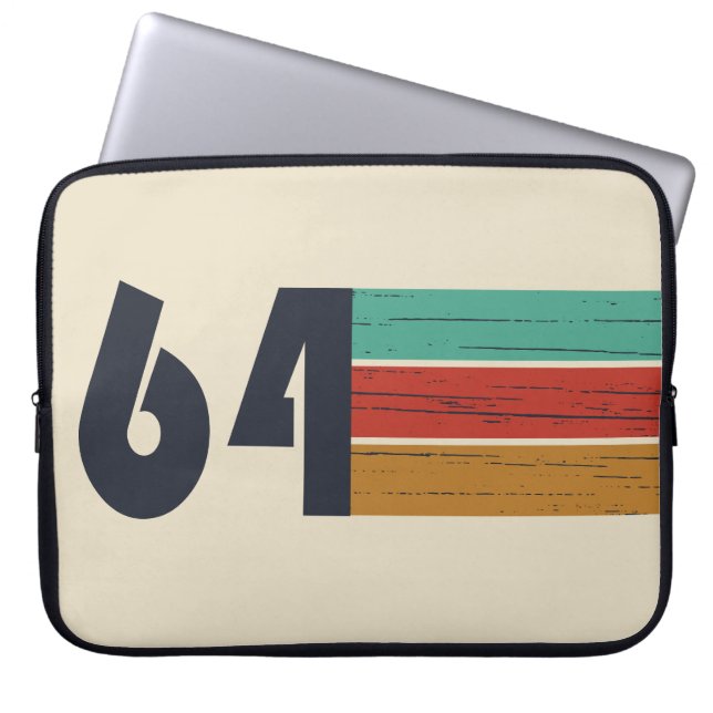 Capa Para Notebook Presente de Aniversário Vintage 1964 (Frente)