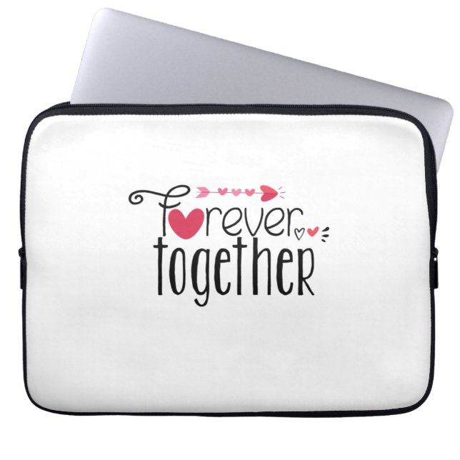 Capa Para Notebook Presente de casal para sempre (Frente)