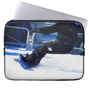 Capa Para Notebook Presente de derrapagem dos esportes de inverno do