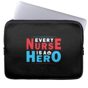 Capa Para Notebook Presente de Enfermeira Cada Enfermeira É Herói