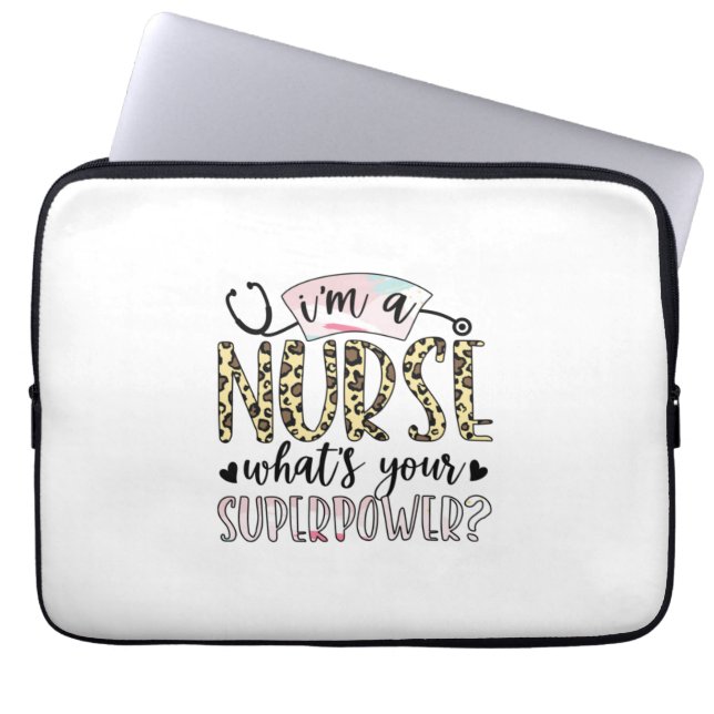 Capa Para Notebook Presente de Enfermeira | Super Enfermeira Orgulhos (Frente)