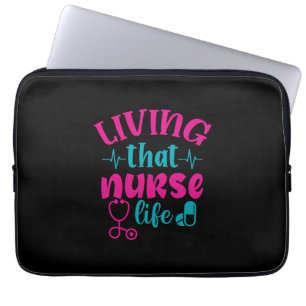 Capa Para Notebook Presente de Enfermeira   Viver Que Enfermeira A Vi