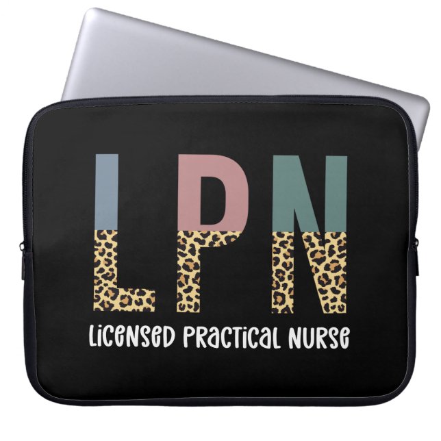 Capa Para Notebook Presente de Graduação LPN de Enfermeira Prática Li (Frente)