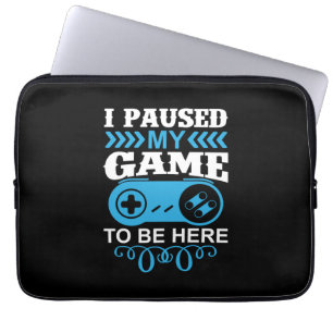 Capa Para Notebook Presente De Jogador Eu Parei Meu Jogo Para Estar A