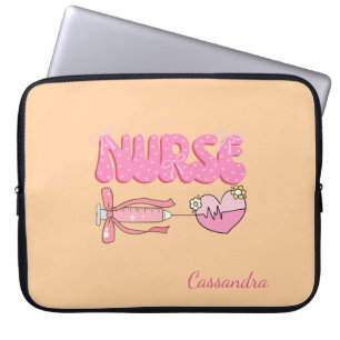 Capa Para Notebook Presente de Nome de Futuro Enfermeiro Escola de Es