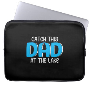 Capa Para Notebook Presente de Pai para Este Pai no Lago