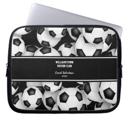 Capa Para Notebook presente de treinador de bolas de futebol com nome