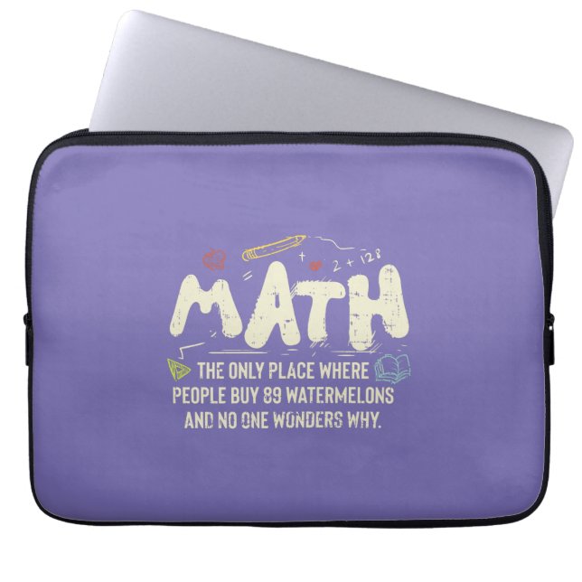 Capa Para Notebook Presente do professor de matemática de matemática (Frente)