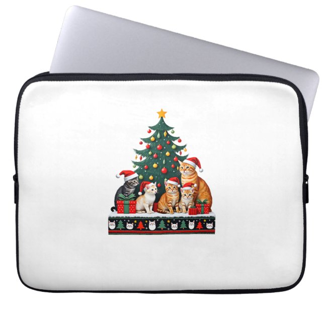 Capa Para Notebook Presente Engraçado Natal Gato Feio Mulheres Homens (Frente)