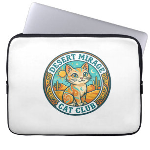 Capa Para Notebook Presente para Mãe de Gato Miragem do Deserto - Mir