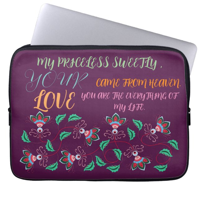CAPA PARA NOTEBOOK PRESENTE PARA MÃE, IRMÃ, FILHA, AMIGO, NAMORADA (Frente)