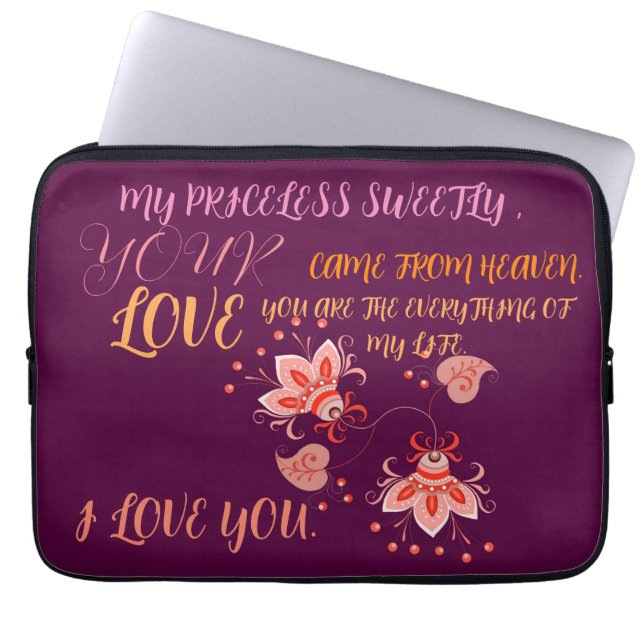 CAPA PARA NOTEBOOK PRESENTE PARA MÃE, IRMÃ, FILHA, AMIGO, NAMORADA (Frente)