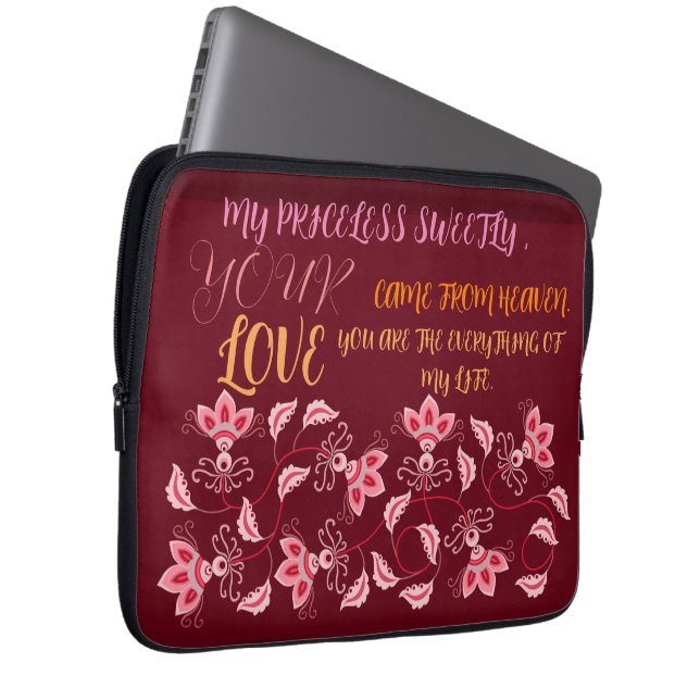 CAPA PARA NOTEBOOK PRESENTE PARA MÃE, IRMÃ, FILHA, AMIGO, NAMORADA (Frente Esquerda)