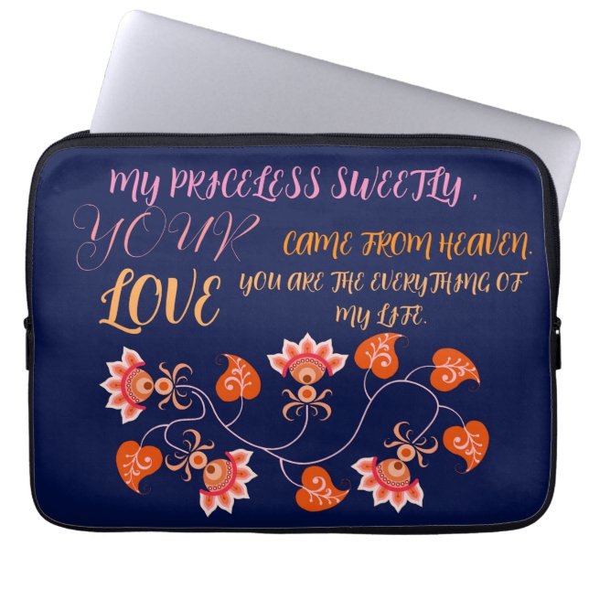 CAPA PARA NOTEBOOK PRESENTE PARA MÃE, IRMÃ, FILHA, AMIGO, NAMORADA (Frente)