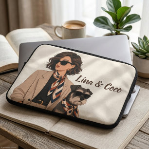 Capa Para Notebook "Presente Personalizado para Mãe de Cachorro" "Don