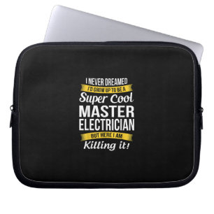Capa Para Notebook Presente Super Legal Mestre Elétrico Funny
