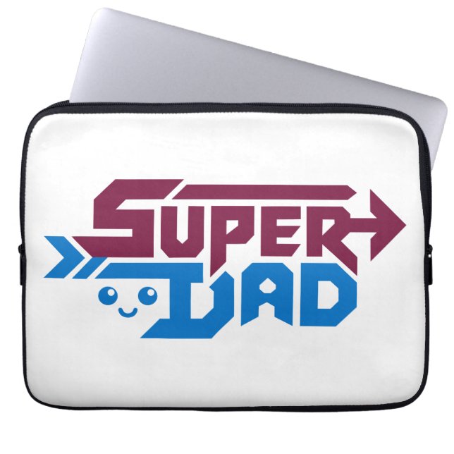 Capa Para Notebook Presente Super Pai Gamer – Fofo Retro (Frente)