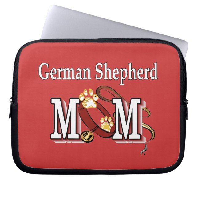 Capa Para Notebook Presentes da Mãe german shepherd (Frente)