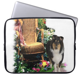 Capa Para Notebook Presentes de Arte Collie em Triores Rough