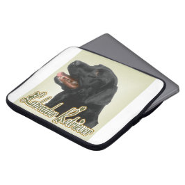 Capa Para Notebook Presentes de Arte Preto Labrador Retriever