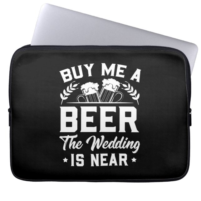 Capa Para Notebook Presentes de Casamento | Comprar-Me Uma Cerveja O  (Frente)
