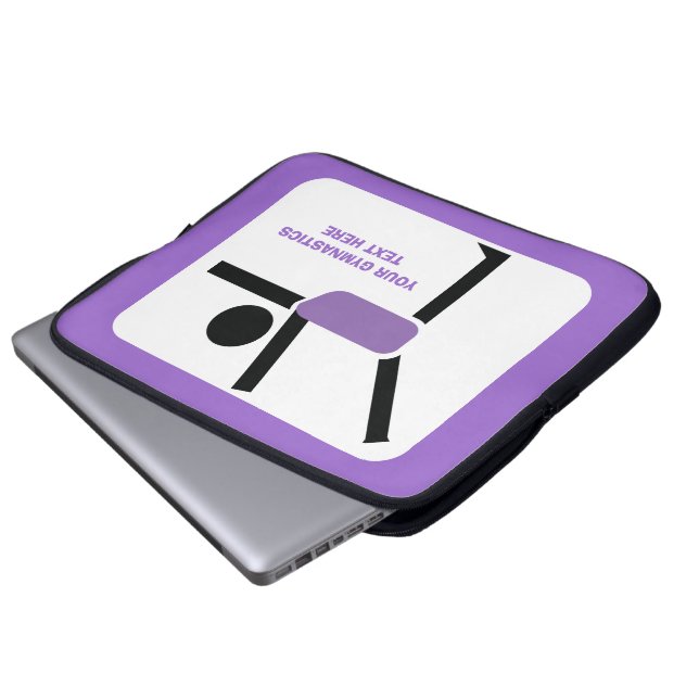 Capa Para Notebook Presentes de ginástica, personalização do executor (Frente Inferior)