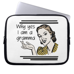 Capa Para Notebook Presentes de Gramma Retro