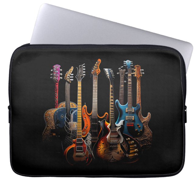 Capa Para Notebook Presentes de guitarras para guitarristas (Frente)
