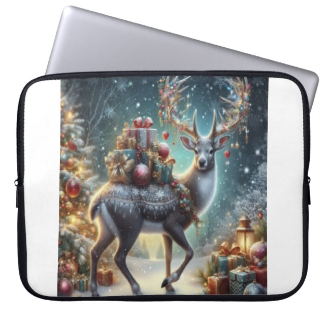 Capa Para Notebook presentes de Natal (Frente)