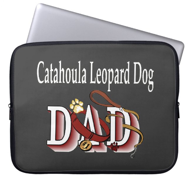 Capa Para Notebook Presentes de Pai de Cães-Leopardo Catahoula (Frente)