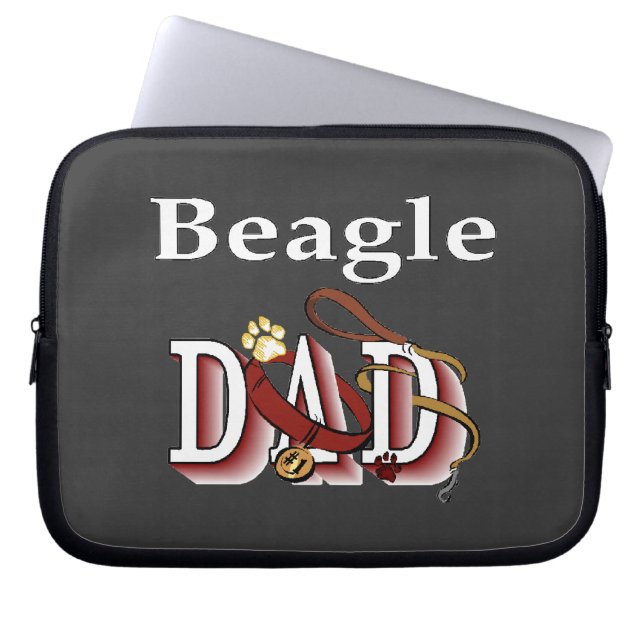 Capa Para Notebook Presentes do Pai Beagle (Frente)