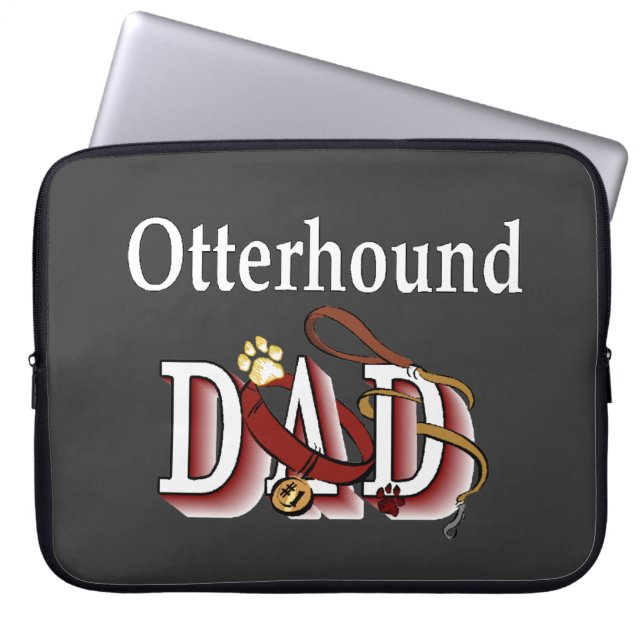 Capa Para Notebook Presentes do Pai Otterhound (Frente)