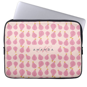 Capa Para Notebook Presentes Iniciais De Ervilha Menino Bonita Monogr