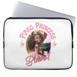 Capa Para Notebook Presentes para as garotas que adoram tocar piano