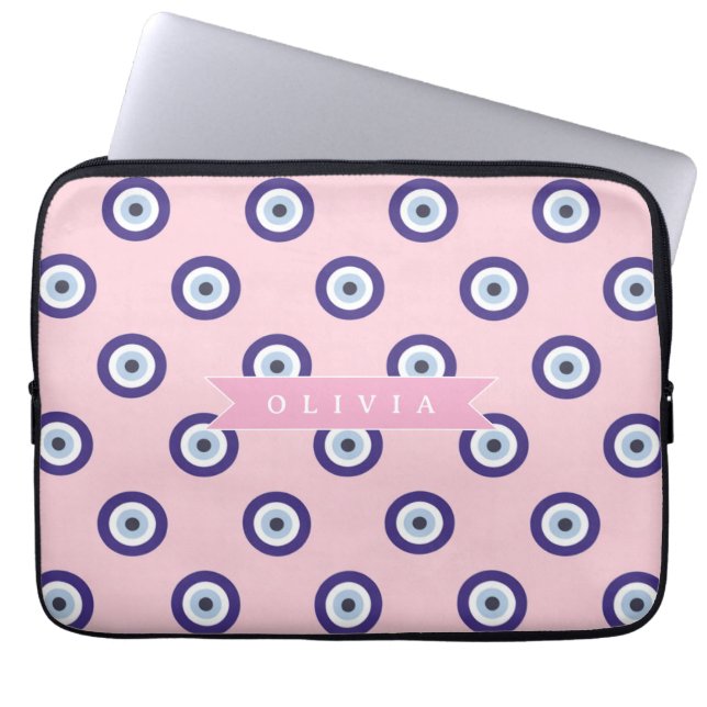 Capa Para Notebook Presentes Personalizados com o Nome e o Padrão do  (Frente)