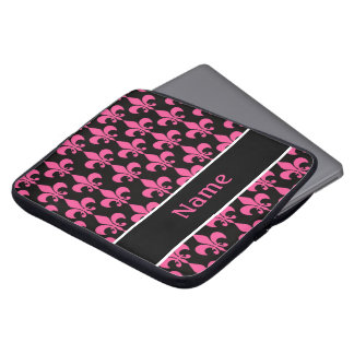 Capa Para Notebook Preto cor-de-rosa a bolsa de laptop personalizada