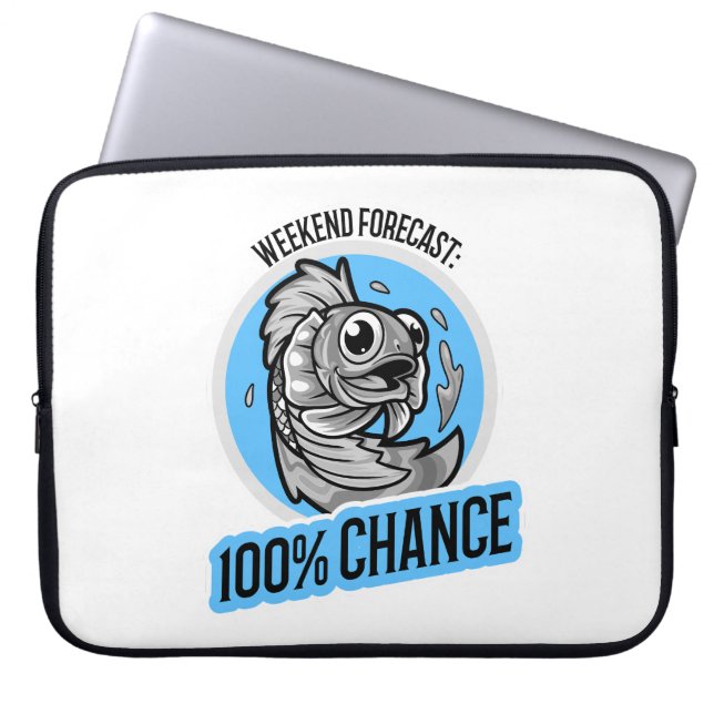 Capa Para Notebook Previsão do Fim de Semana 100% de Chance de T-Shir (Frente)