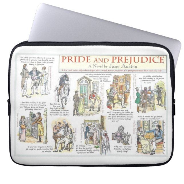 Capa Para Notebook Pride and Prejudice (Frente)