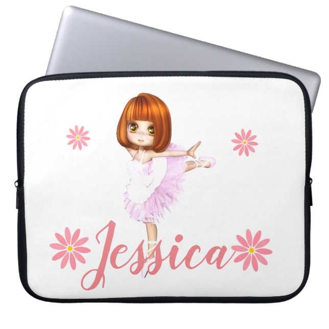 Capa Para Notebook Prima Ballerina Personalizada (Frente)