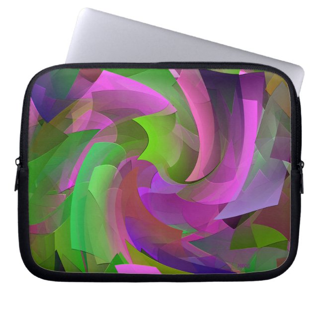 Capa Para Notebook Primavera com vento.... (Frente)