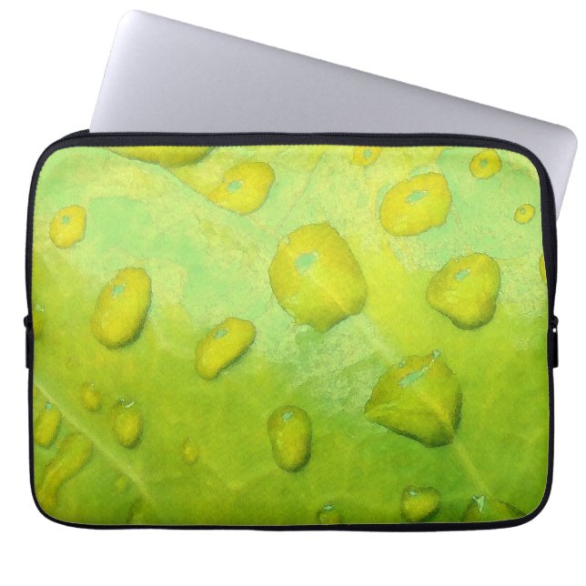 Capa Para Notebook Primavera Rain Abstrato (Frente)