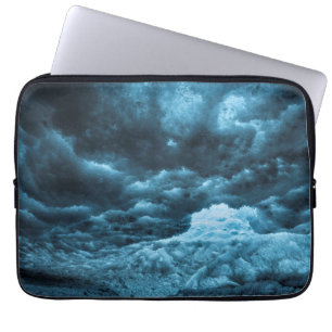 Capa Para Notebook Primeiro plano de gelo azul, Islândia