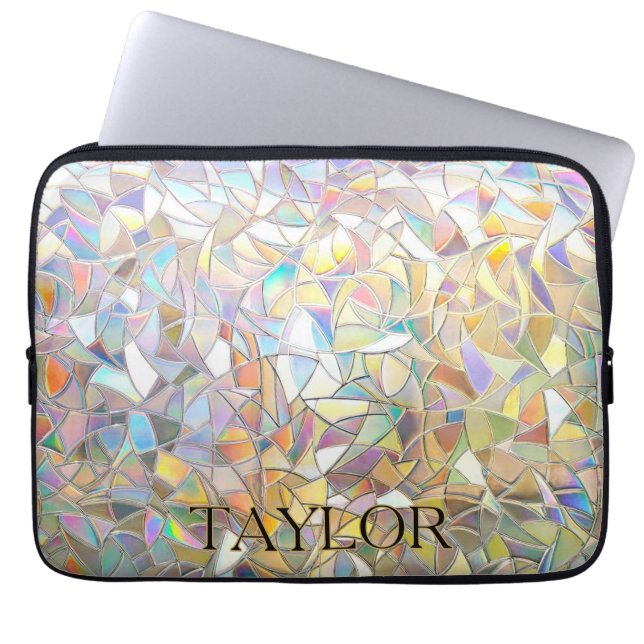 Capa Para Notebook Prismatic Stained Glass Effect - Rainbow Prismatic (Frente)